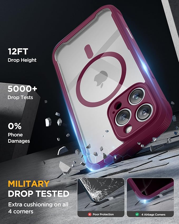 Miracase Magnetic for iPhone 16 Pro Max Case - Image 4