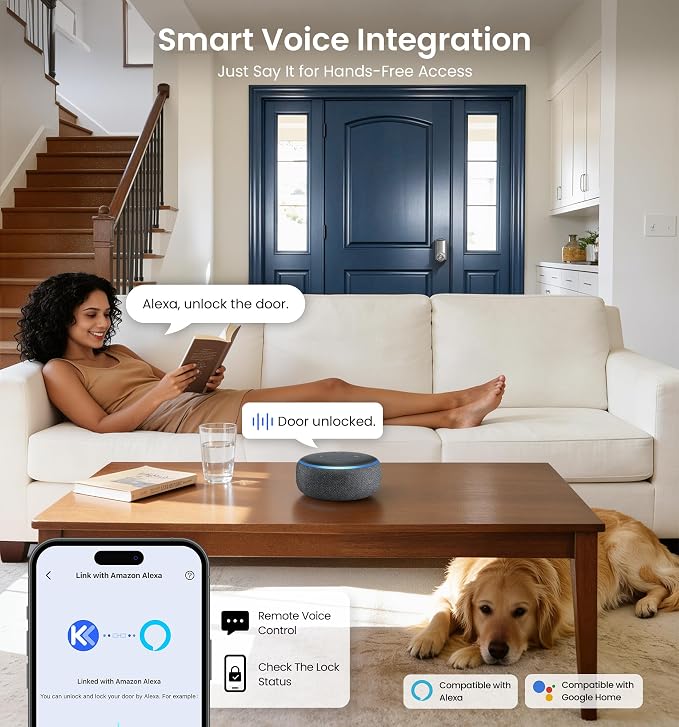 Veise VE028 Built-in Wi-Fi Smart Lock - Image 7