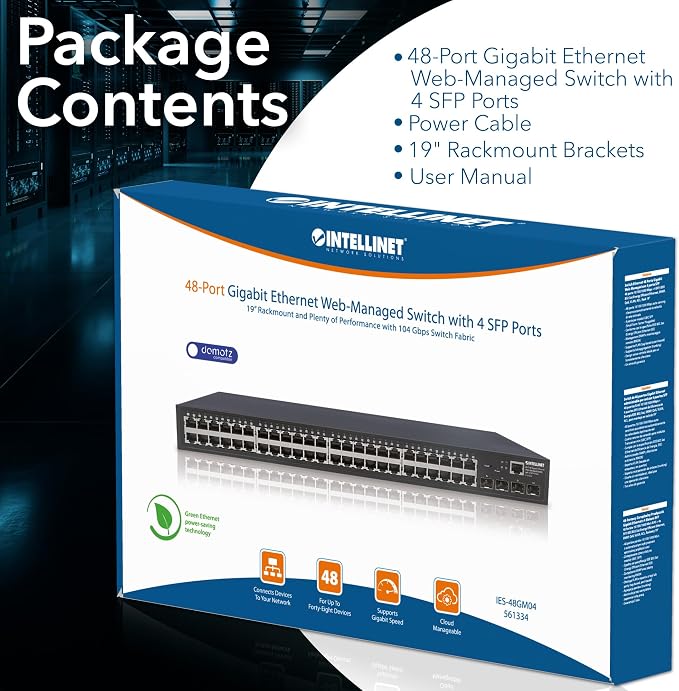 Intellinet 48 Port Web Managed Gigabit Ethernet Switch - Image 7