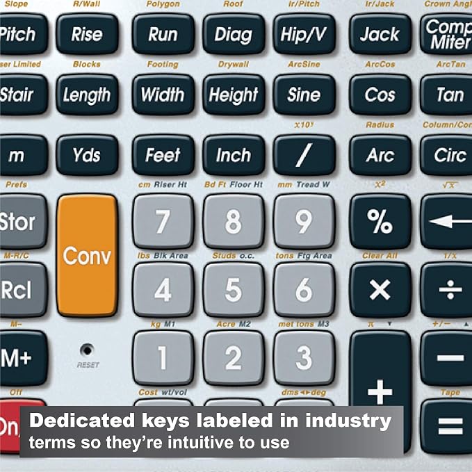 Calculated Industries 44080 Construction Master Pro-Desktop Advanced - Image 4