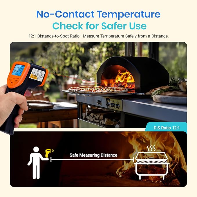 Etekcity Infrared Thermometer Laser Temperature Gun 774, Meat Food Candy Oven - Image 4