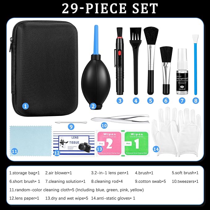 Camera Cleaning Kit for DSLR & Mirrorless Cameras - Image 2
