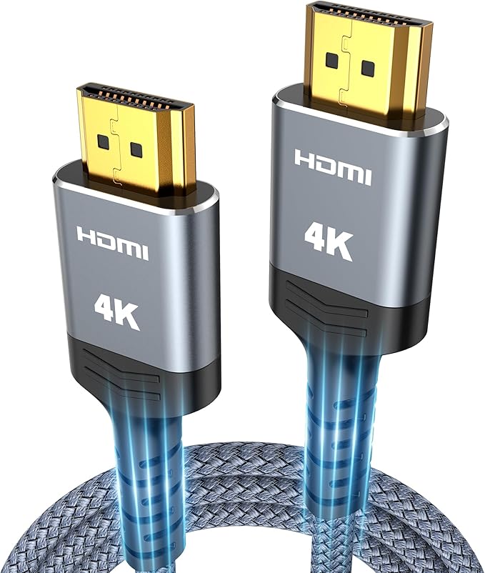 Highwings 4K HDMI Cable 3.3FT/1m 4K@60Hz HDR Braided HDMI 2.0 Cord, 18Gbps High by Highwings