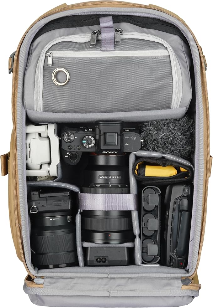 VANGUARD VEO Metro B20L Camera & Everyday Backpack – Fits 70–200mm Attached - Image 3