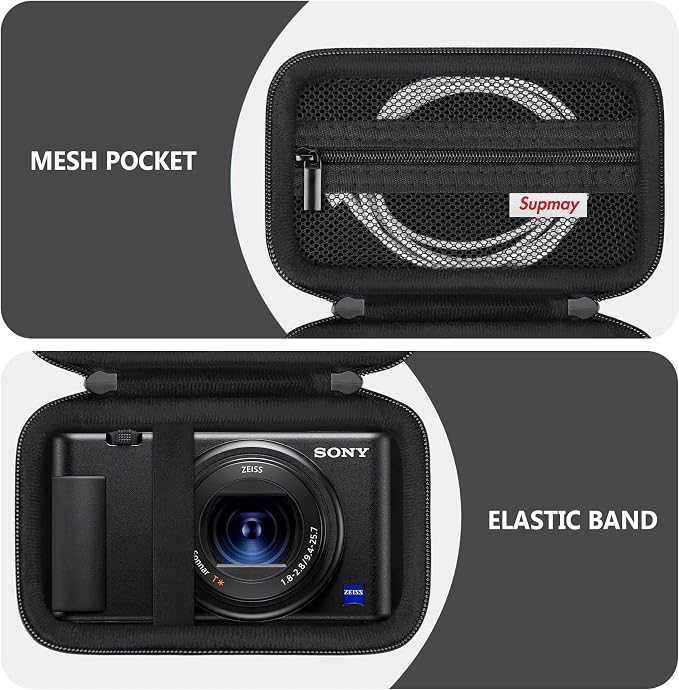 Hard Travel Case for Sony ZV-1F / ZV-1 / ZV-1 II Digital Camera, Vlogger Camera - Image 4