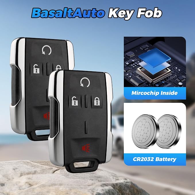 Key Fob 2Pcs M3N-32337100 13577770 Compatible - Image 2