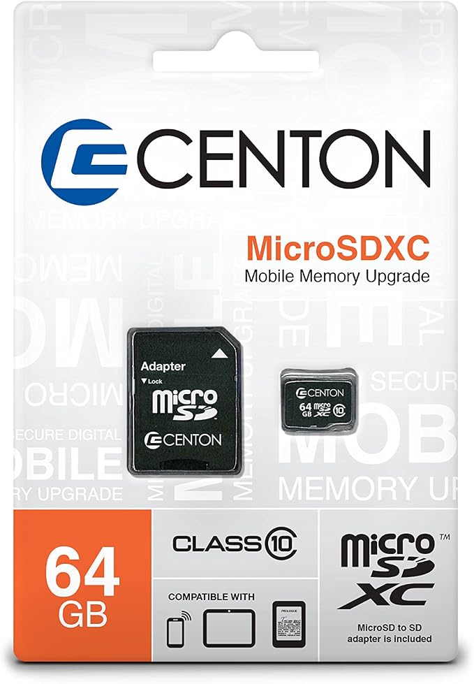 Centon Electronics MP Essential 64GB Class 10 Micro SDXC Card - Image 2