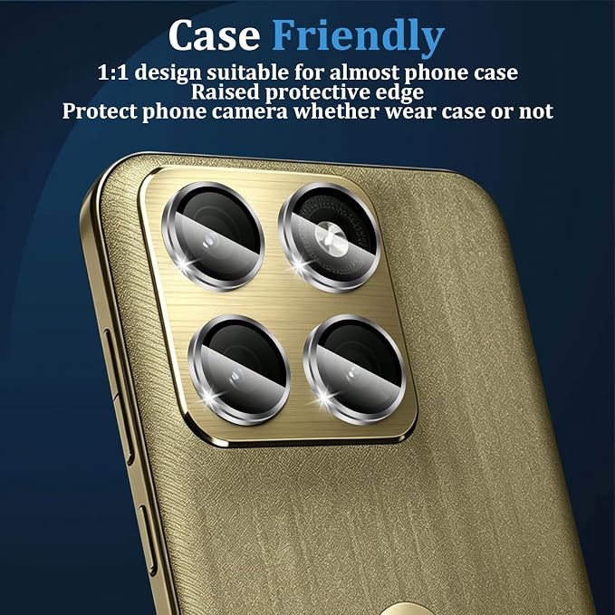 Compatible with Motorola Moto Edge 2026 Camera Lens Protector, Individual Metal - Image 3
