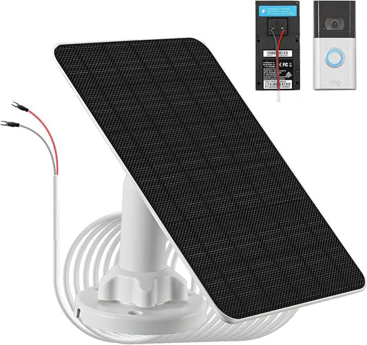 3W Solar Panel with Built-in 4000mAh Battery, 13.2ft Charging Cable, only by Inspirationlightsupyourlife