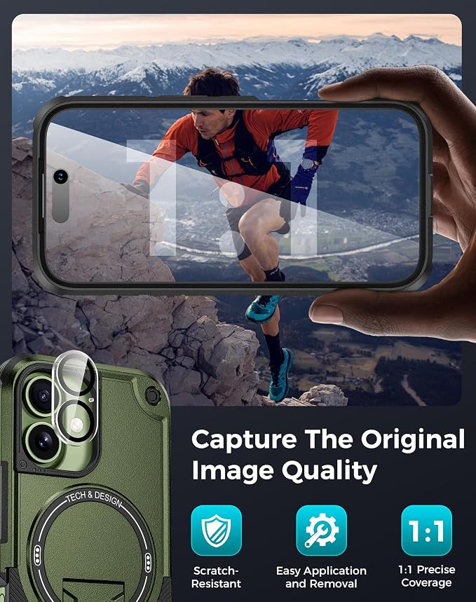 Goton for iPhone 17 Case with Privacy Tempered Glass Screen Protector & Camera - Image 7