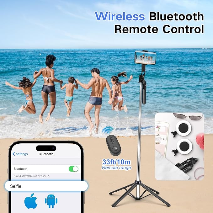 Metal Selfie Stick Tripod for iPhone - Image 4