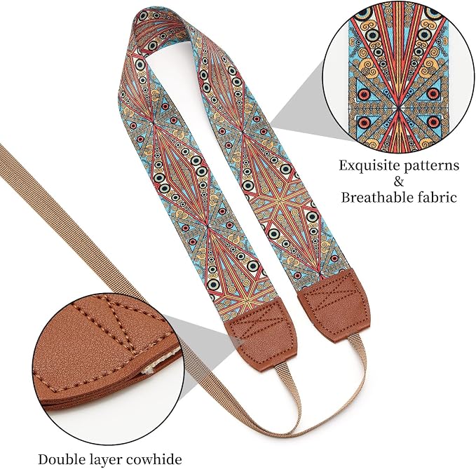 ZOOEASS Camera Strap for DSLP and Mirrorless Digital Camera, Neck Strap - Image 4
