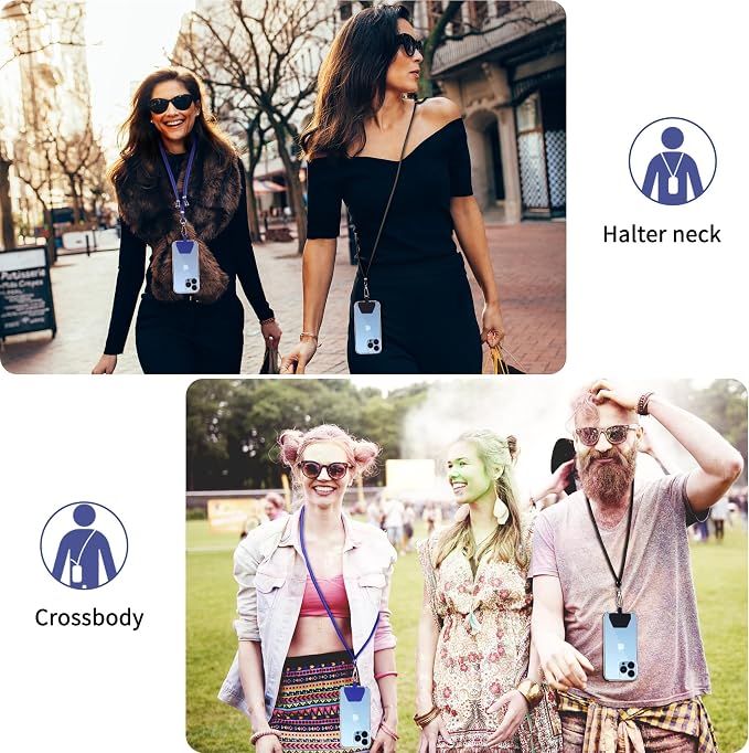 CACOE Phone Lanyard 2 Pcs-2 Pcs Adjustable Neck Strap, Universal Crossbody - Image 7