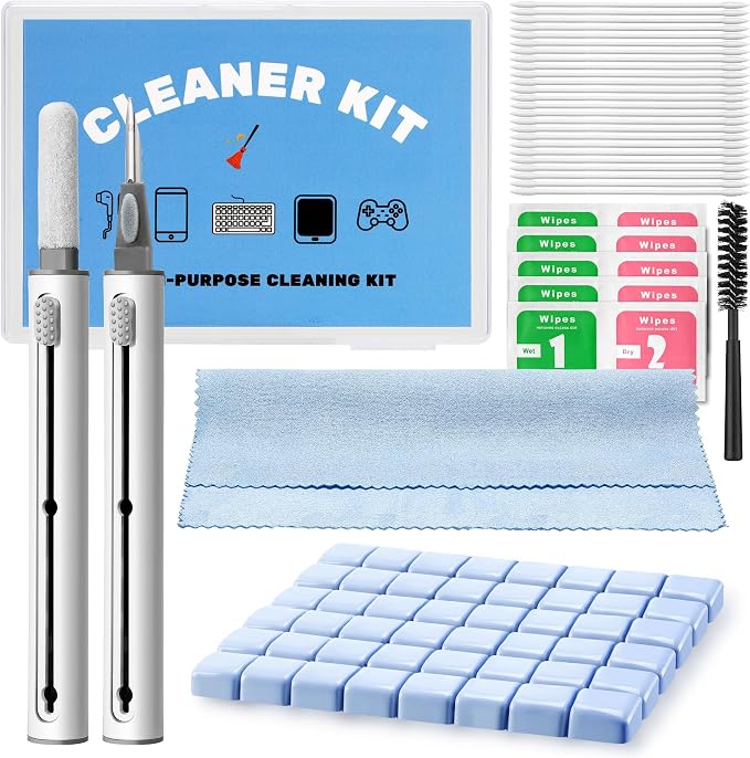 Upgraded for Airpod Cleaner Kit, Putty&Swabs, Removes Earwax& Dust, Compatible by GintaXen