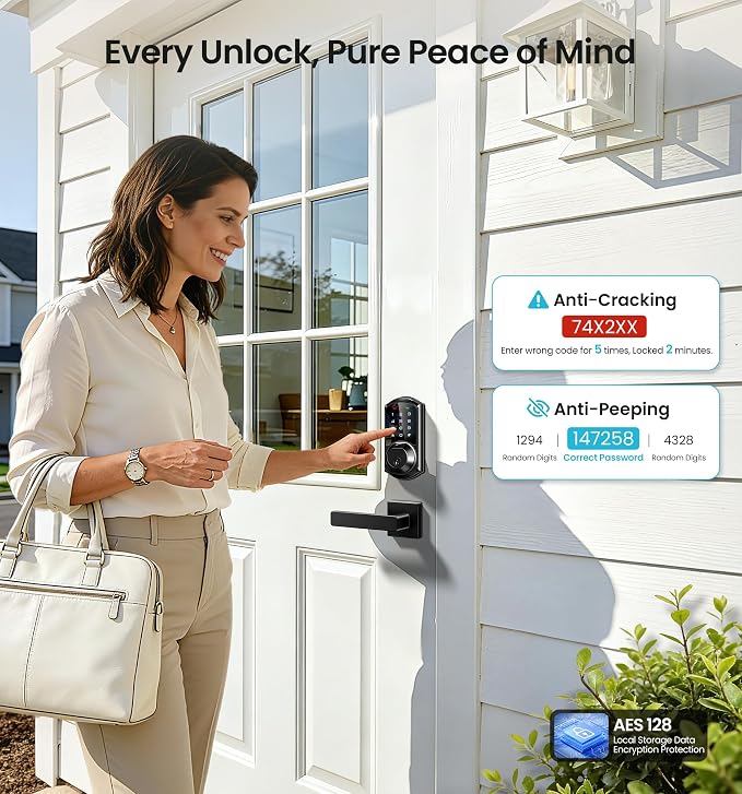 Veise VE07-L Fingerprint App Control Smart Locks - Image 10