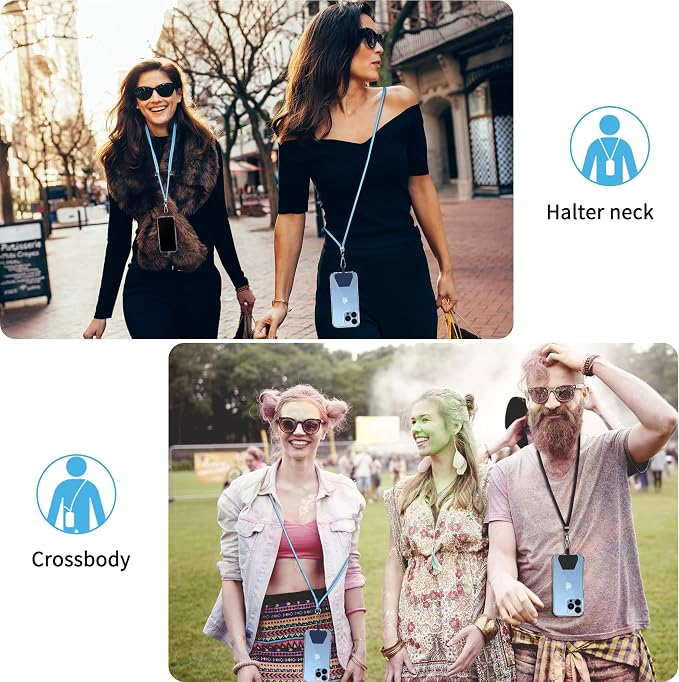 CACOE Phone Lanyard 2 PCS-2 PCS Adjustable Neck Strap, Universal Crossbody - Image 8