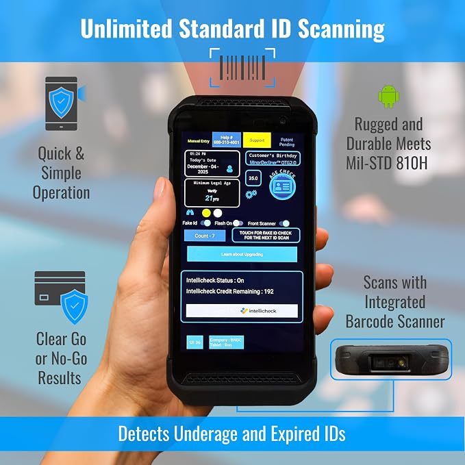 Portable ID & Passport Scanner for Bars, Clubs & Retail | Verifies Age & - Image 2