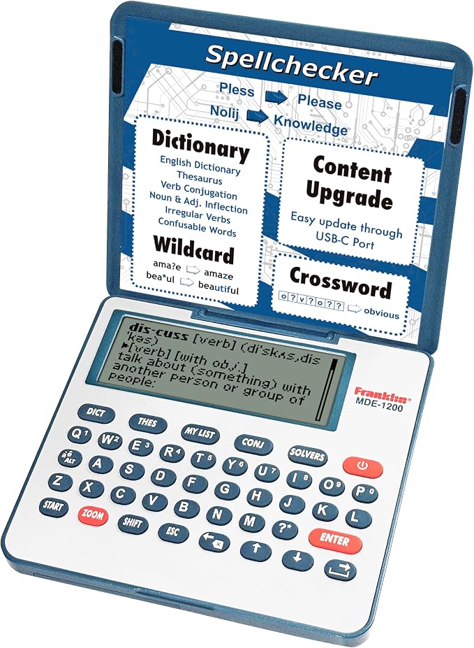Franklin MDE-1200 Electronic Dictionary and Thesaurus – English Dictionary by Unknown
