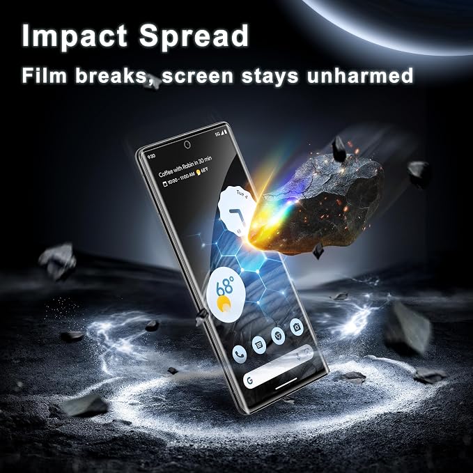 2+2 Pack for Google Pixel 7 Pro Screen Protector and Camera Protector, - Image 3