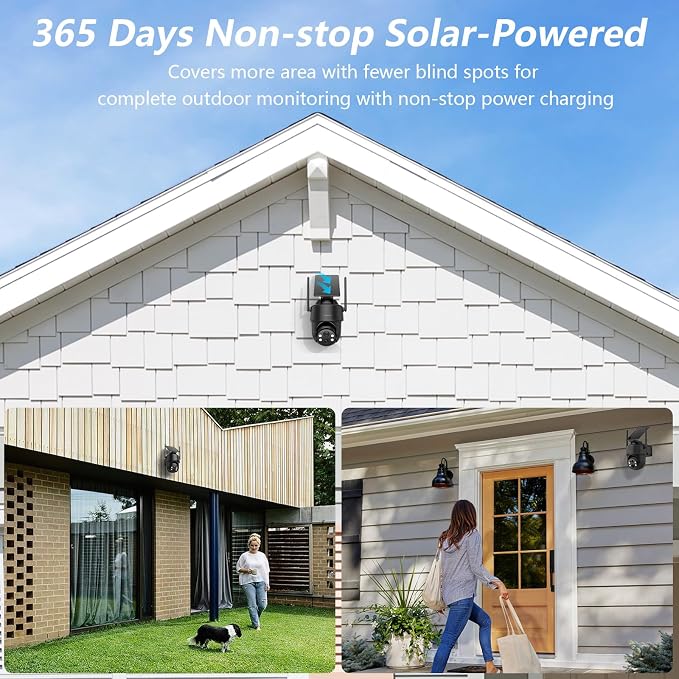 GALAYOU Solar Camera Outdoor Wireless- 2.4GHz WiFi Home Security Cameras - Image 4