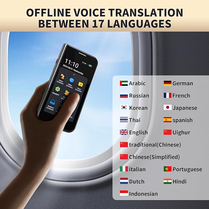 Language Translator Device No Wifi Needed, High-end Upgraded Ai Translator - Image 5