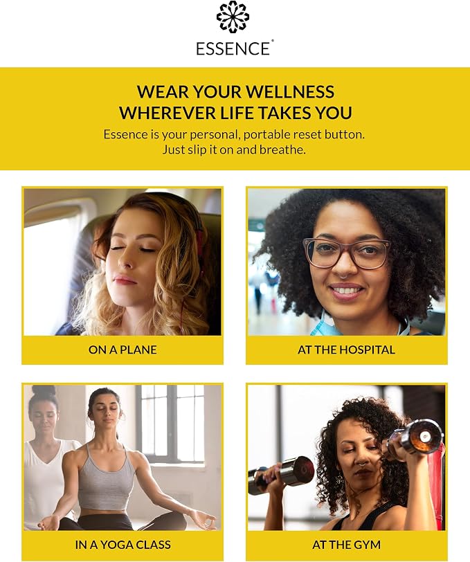 Essence Wearable Aromatherapy Nasal Diffuser – Lemon Essential Oil Nose Ring - Image 4