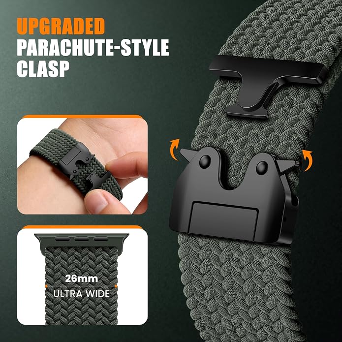 Elastic Sport Band for Apple Watch Ultra 3/2/1 Bands 49mm 46mm 45mm 44mm 42mm - Image 2