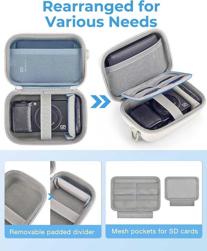 BAGSMART Digital Camera Case, Protective & Waterproof Small Camera Case - Image 7
