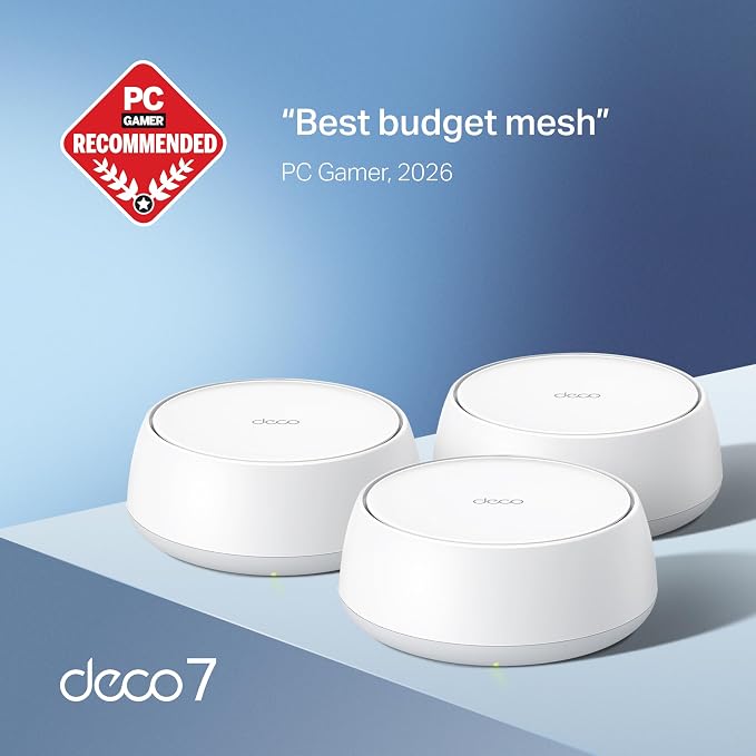 TP-Link Deco 7 BE25 Dual-Band BE5000 WiFi 7 Mesh Wi-Fi System | 4-Stream 5 Gbps - Image 2