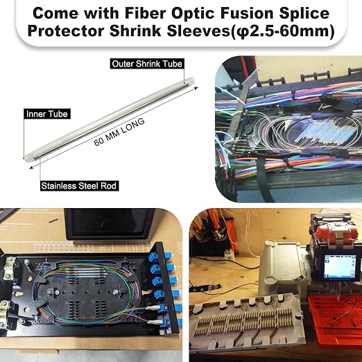 6 Strand Singlemode 9/125 ST-UPC Fiber Pigtail, ST OS2 Fiber Optic Pigtail - Image 5