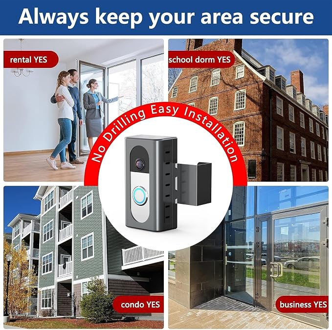 KIMILAR Anti-Theft Video Doorbell Mount Compatible - Image 6