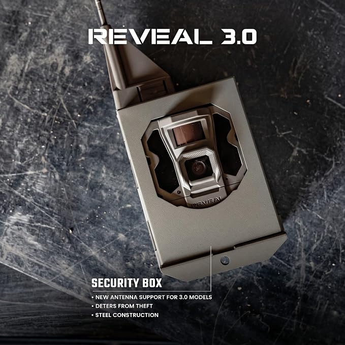 TACTACAM Reveal Security Box – Powder-Coated Steel Trail Camera Lock Box - Image 6