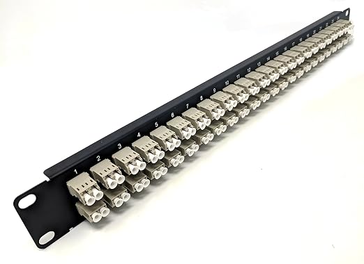 Ultra Spec Cables 1U 48port High Density Patch Panel, Loaded by UltraSpecCables
