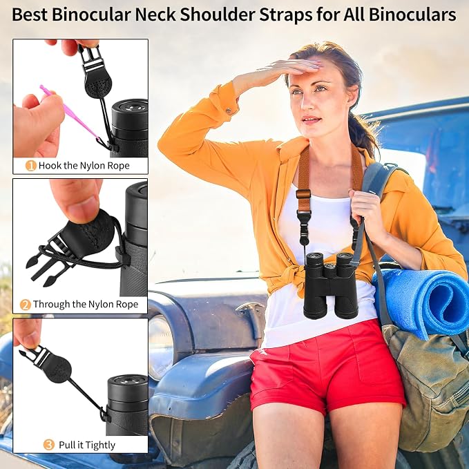 FIEIL Adjustable Shoulder Strap, Nylon Camera Strap, Comfortable Neck Strap - Image 4