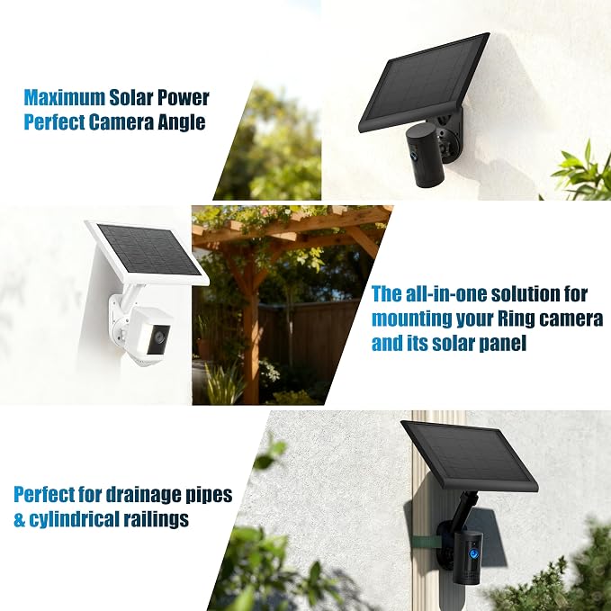 2-in-1 Wall and Pole Mount for Ring Cameras | Compatible - Image 2