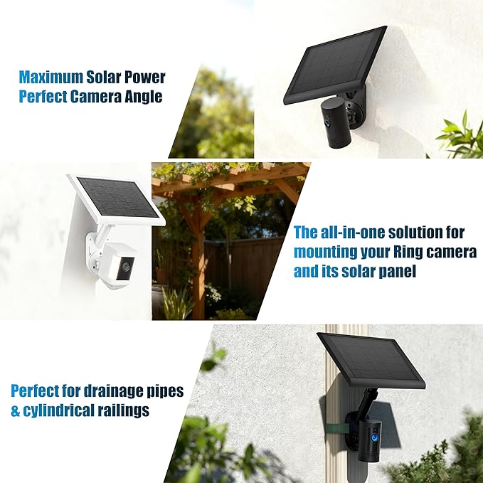 2-in-1 Wall and Pole Mount for Ring Cameras | Compatible - Image 2