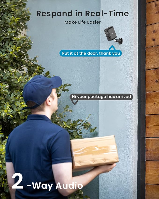 ieGeek Security Cameras Wireless Outdoor 2-Pack, 2K WiFi Surveillance Camera - Image 7