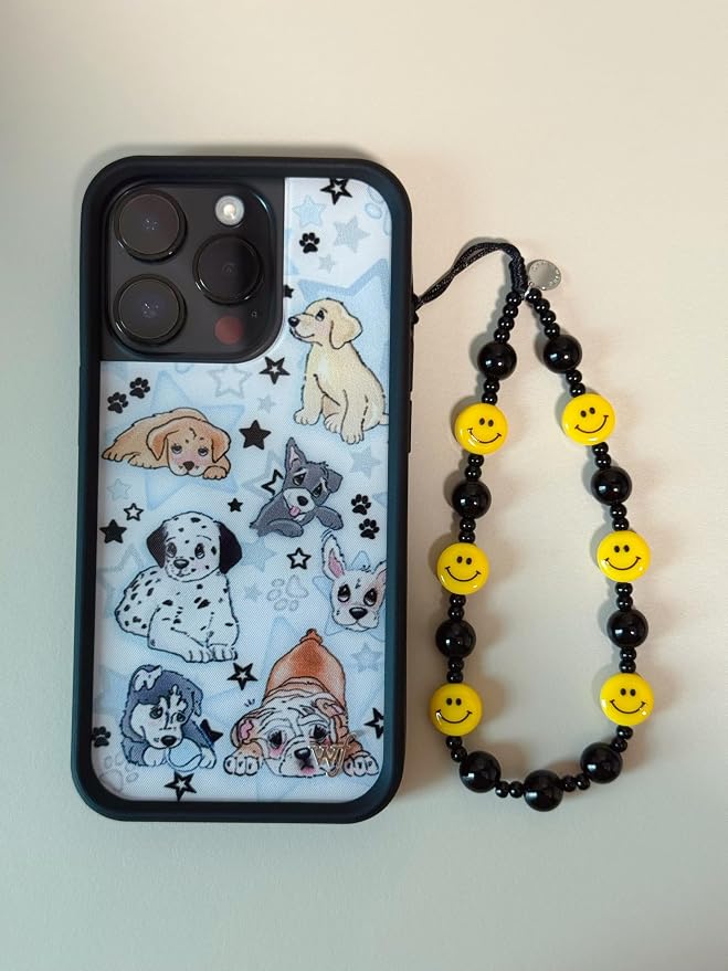 Drawwind Phone Charm Beaded Wristlet Strap Universal Cell Phone Lanyard Cute - Image 6
