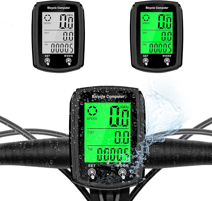 Bike Computer and Bicycle Odometer Wired MPH KM/H Bike Speedometer by Hilceriy