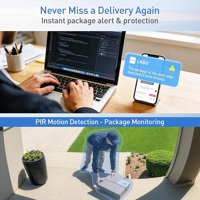 Smart Video Door Lock with 2K Doorbell Camera, Fingerprint & Keypad Keyless - Image 4