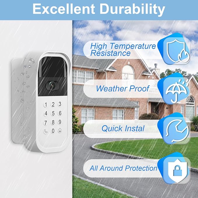 Swivel Mount for myQ Smart Garage Video Keypad, Angled Adjustable 40 to 140 - Image 5