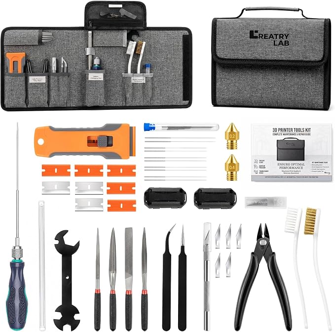 3D Printer Tools, 38-Piece 3D Printer Maintenance Kit, Deep Hotend Unclogging by Unknown