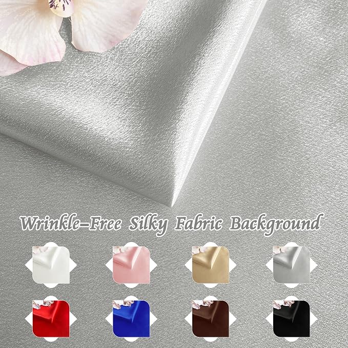 RUDONG M Satin Photography Backdrop 3.3x2.5ft - Image 6