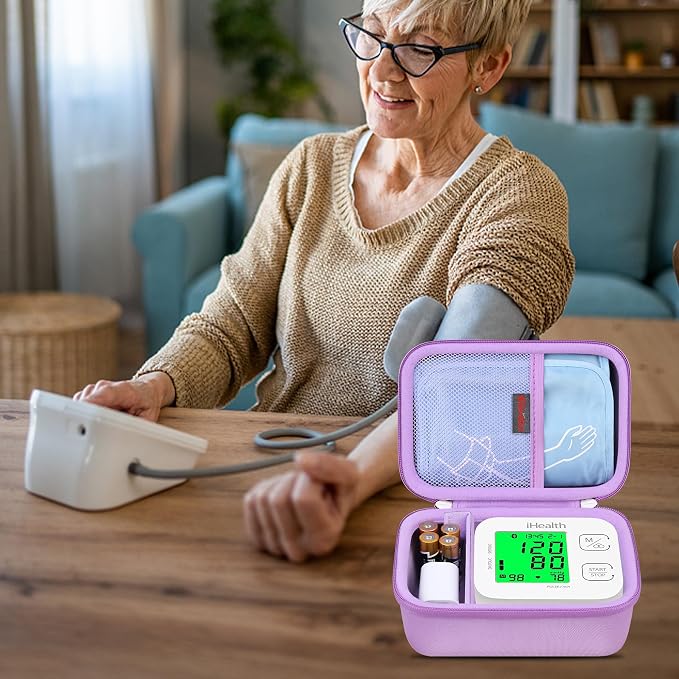 Elonbo Carrying Case for iHealth Track Smart Upper Arm Blood Pressure Monitor - Image 7