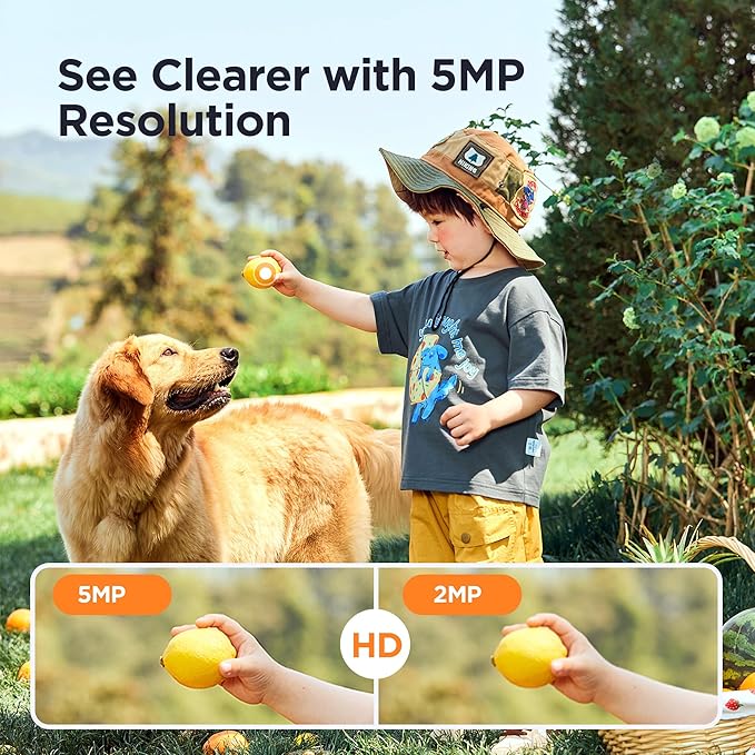 TIGERSECU 5MP Metal Long Range Security Camera - Image 2