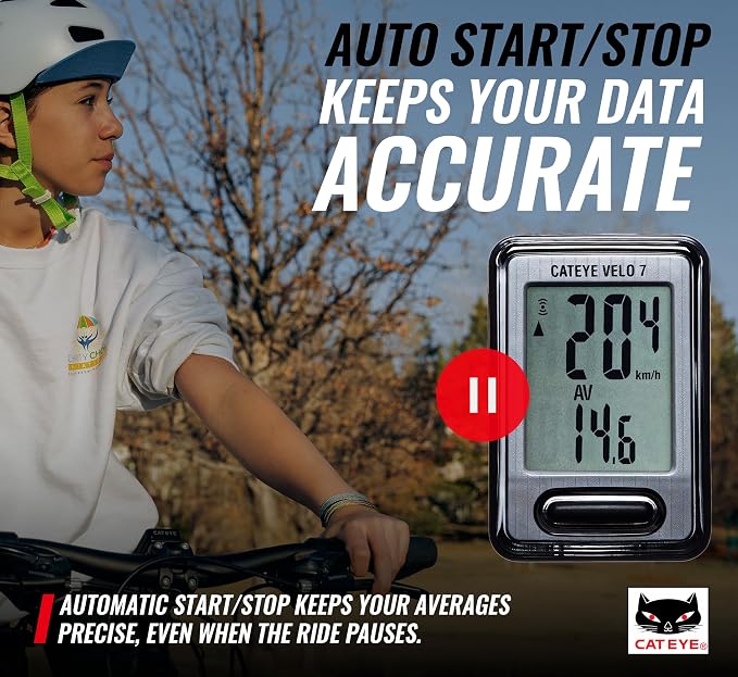 CATEYE Wired Bike Computer – Entry-Level Speedometer and Odometer, Auto - Image 5