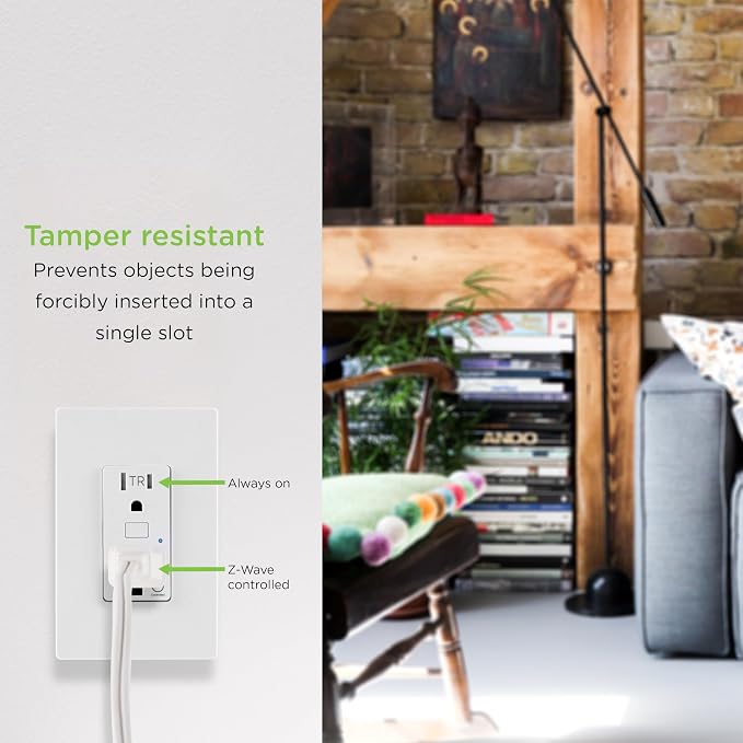 Enbrighten Z-Wave Plus Smart Receptacle, Works - Image 4