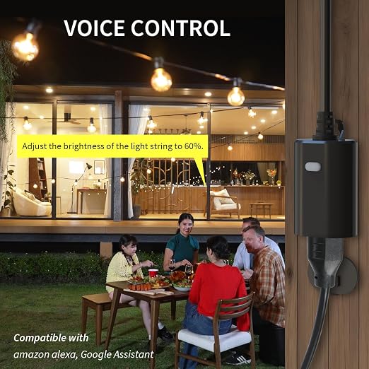 Minoston Z-Wave Plug 800 Outdoor Dimmer Zwave Dimmable Smart Plugs Outlet Switch - Image 5
