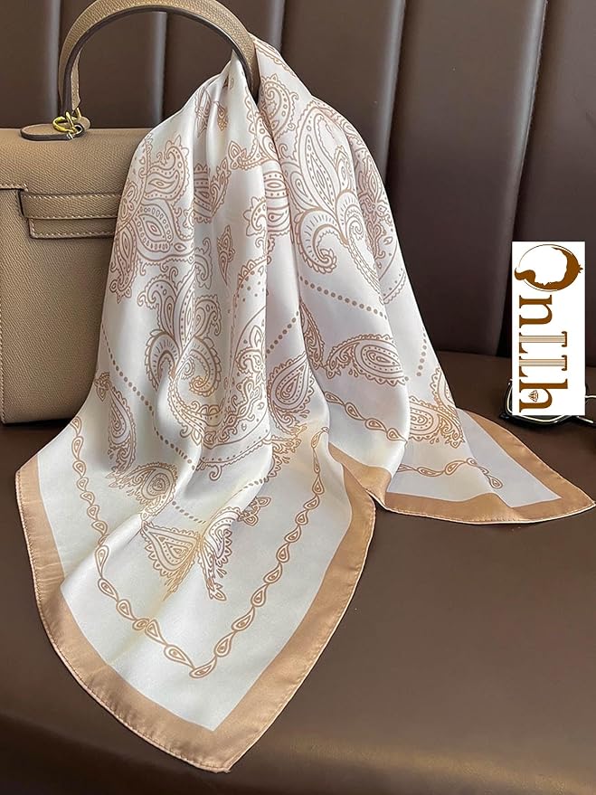 Silky Scarf for Women Lightweight Satin Bandanas Neck Hair Wrap For Sleeping - Image 6
