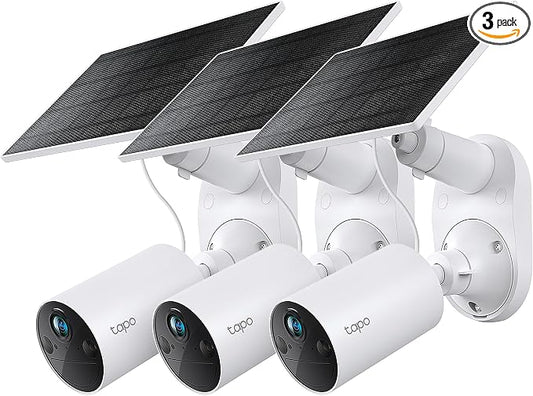 Tapo SolarCam 1080p Outdoor Wireless Security Camera, Battery Power by Tapo